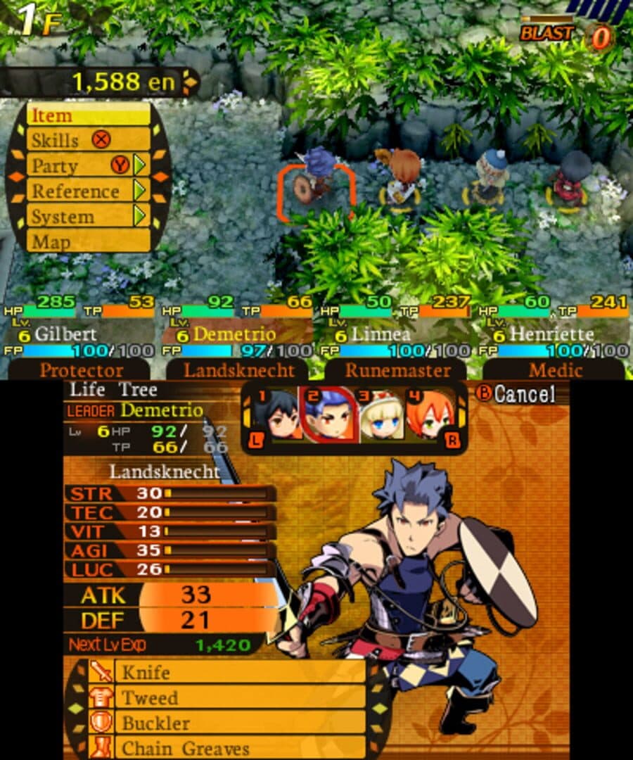 Etrian Mystery Dungeon screenshot 7