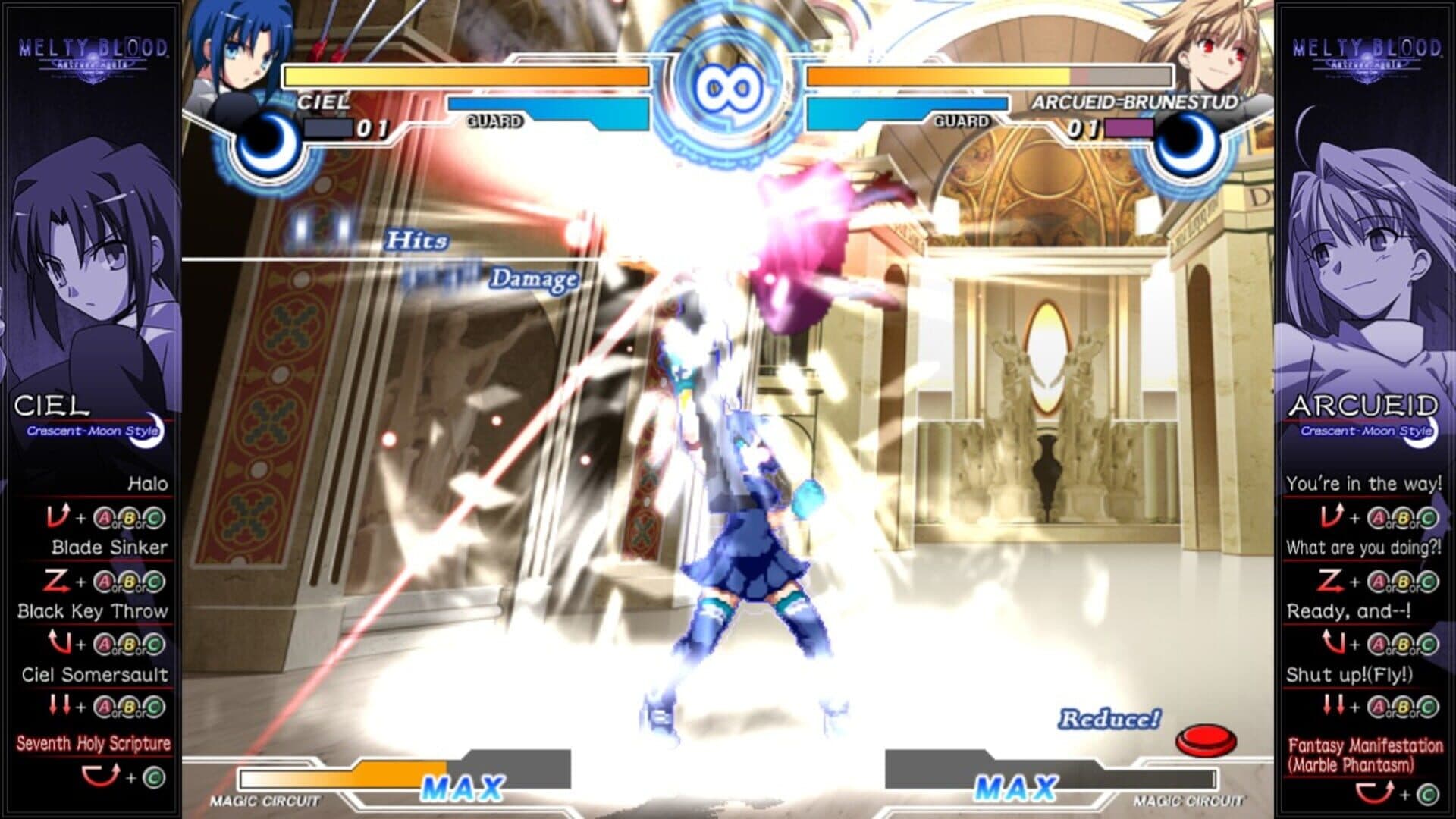 Melty Blood Actress Again Current Code screenshot 3