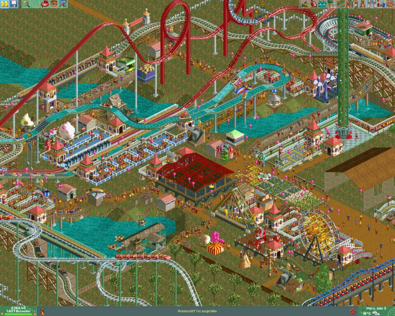 RollerCoaster Tycoon 2: Triple Thrill Pack screenshot 1