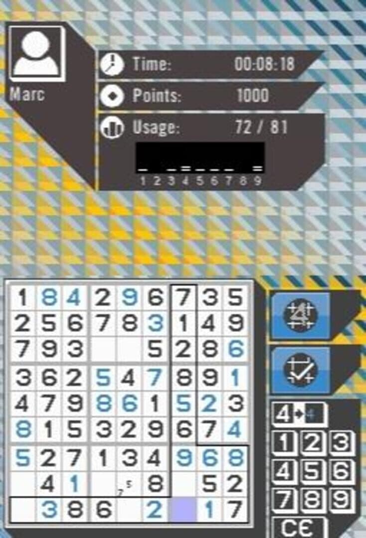Crazy Sudoku screenshot 1