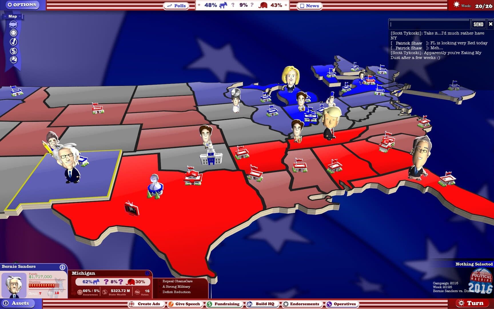 The Political Machine 2016 screenshot 5