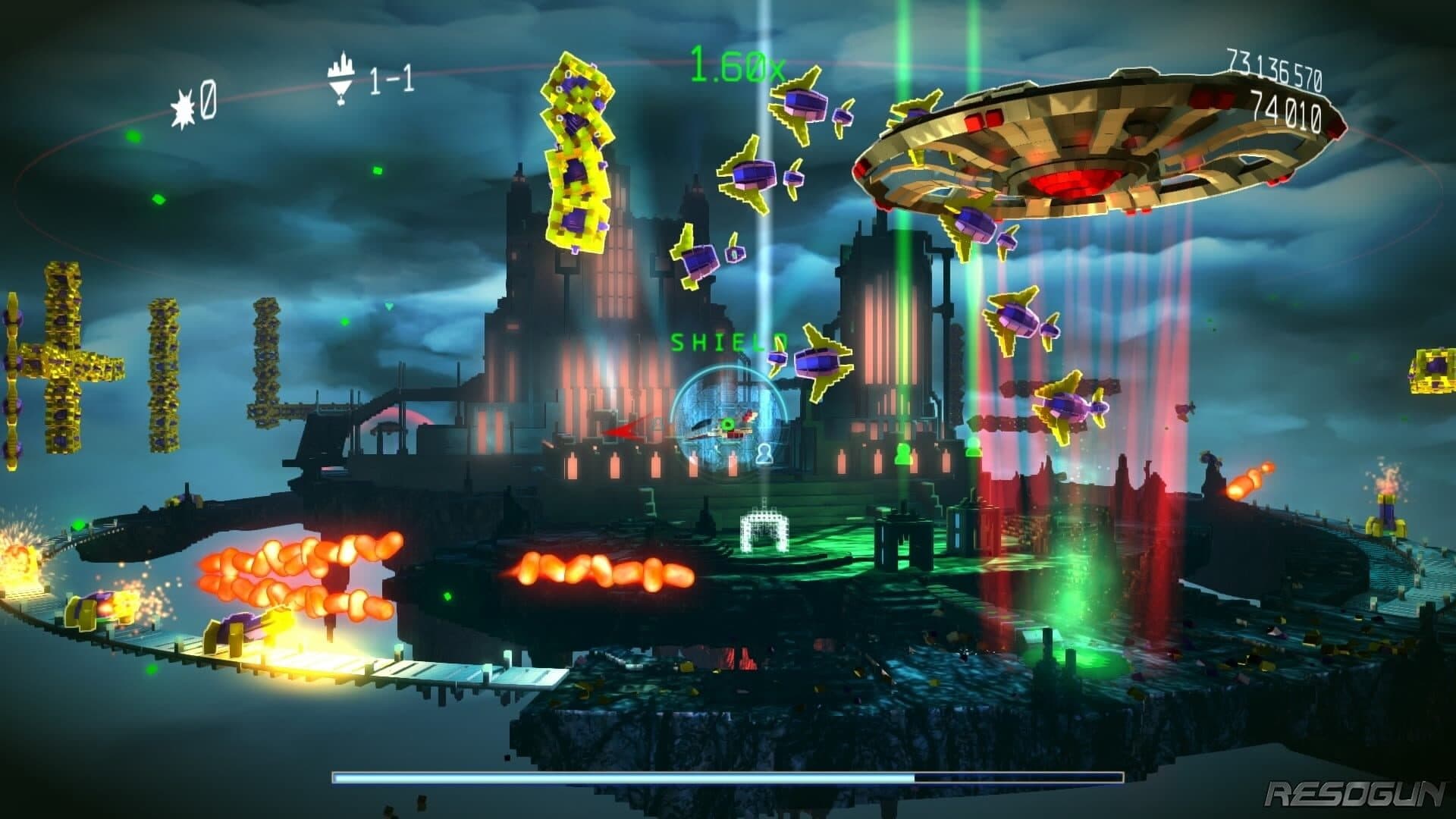 Resogun: Defenders screenshot 2