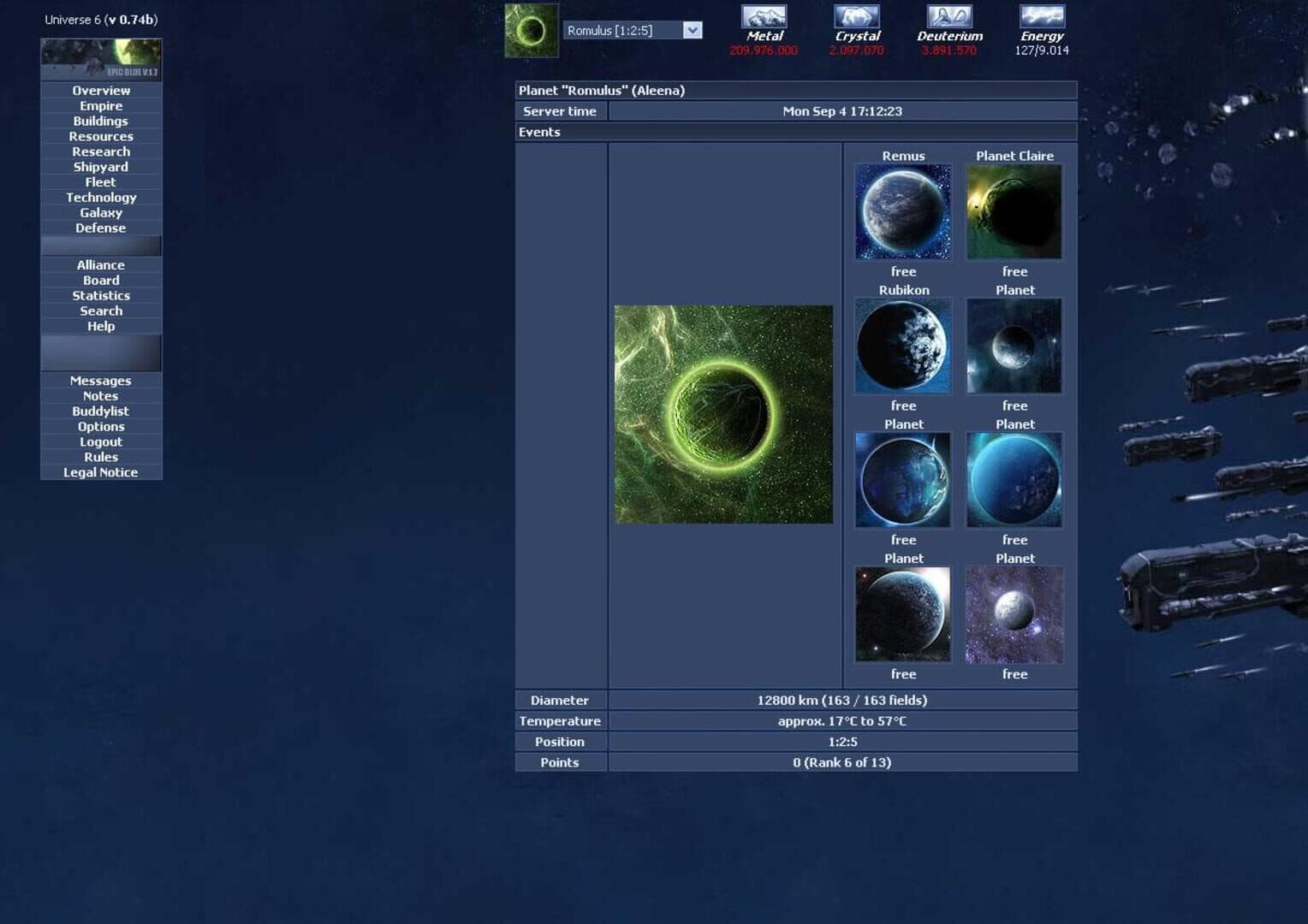 OGame screenshot 4