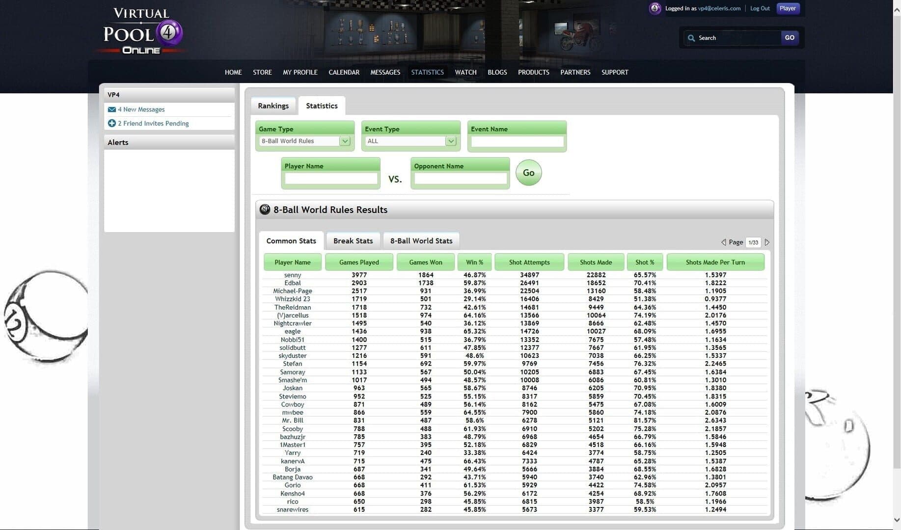 Virtual Pool 4 Online screenshot 1