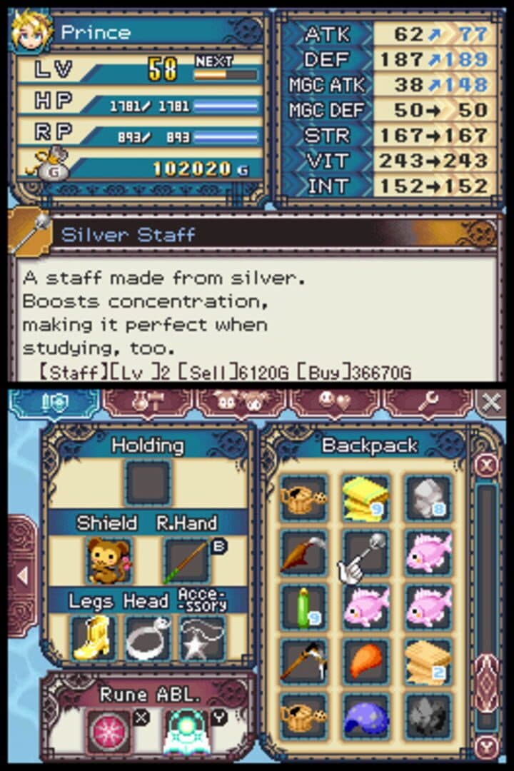 Rune Factory 3: A Fantasy Harvest Moon screenshot 10