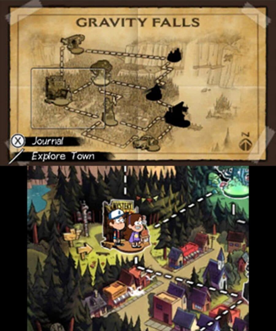 Gravity Falls: Legend of the Gnome Gemulets screenshot 1