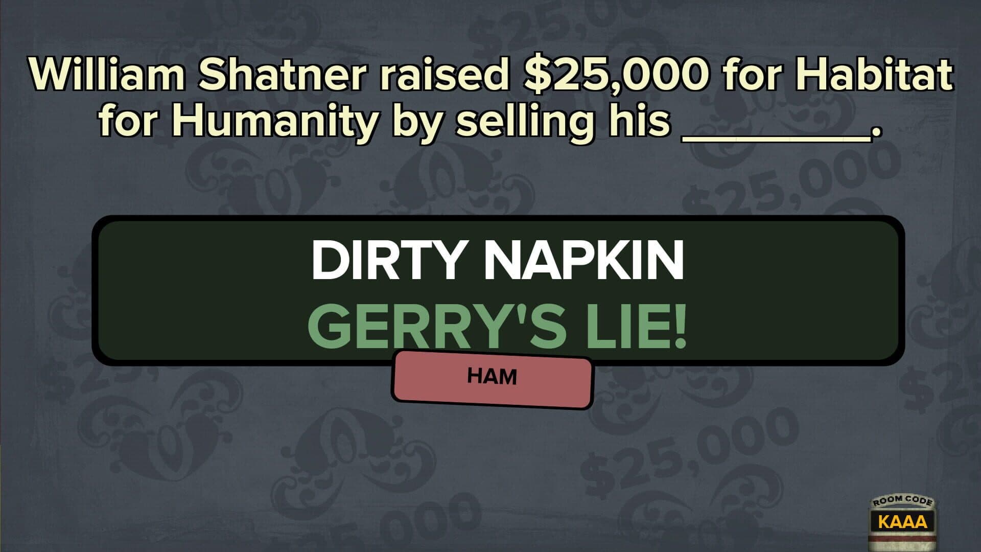 Fibbage XL screenshot 2