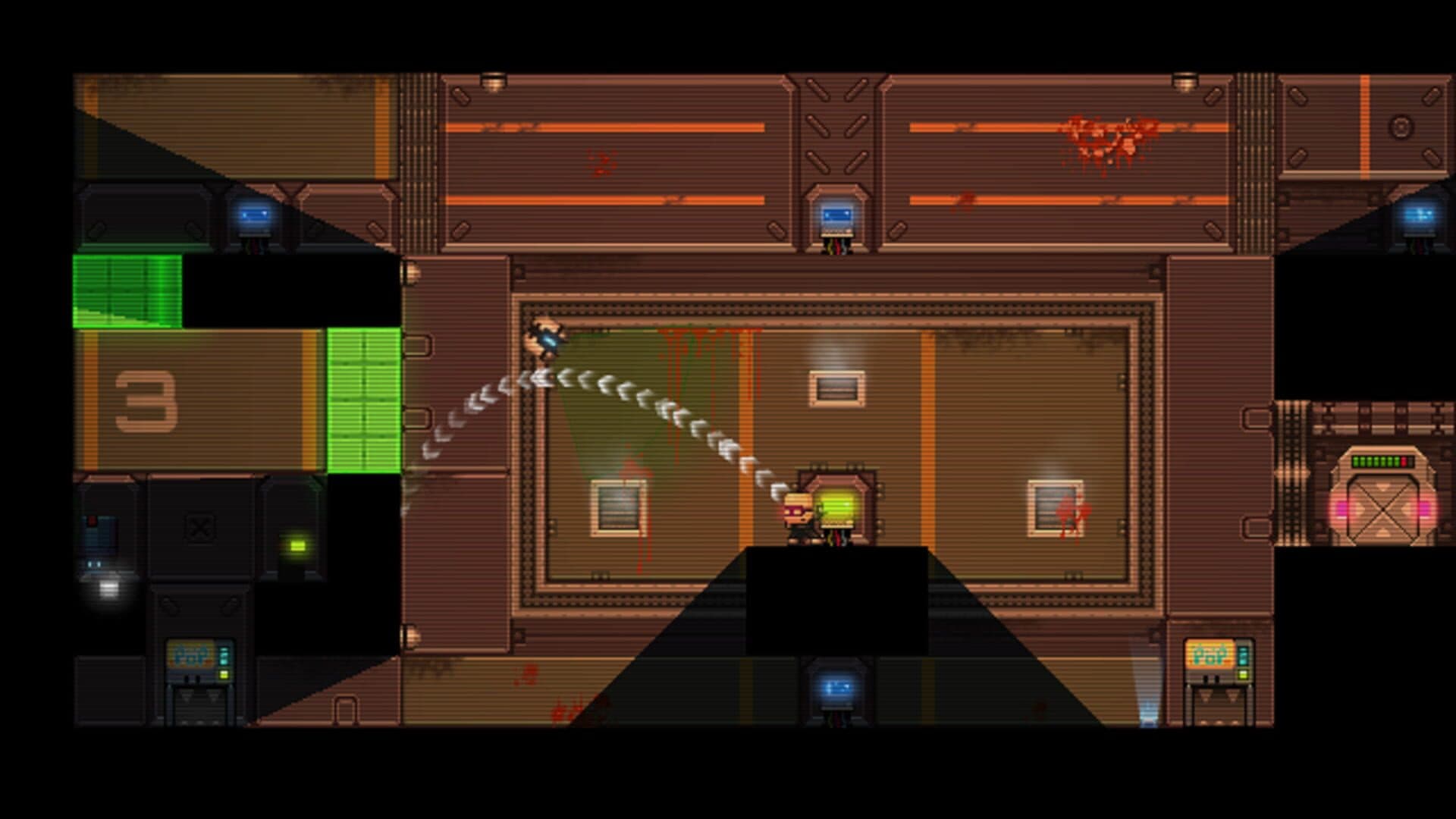 Stealth Bastard Deluxe: The Teleporter Chambers screenshot 2