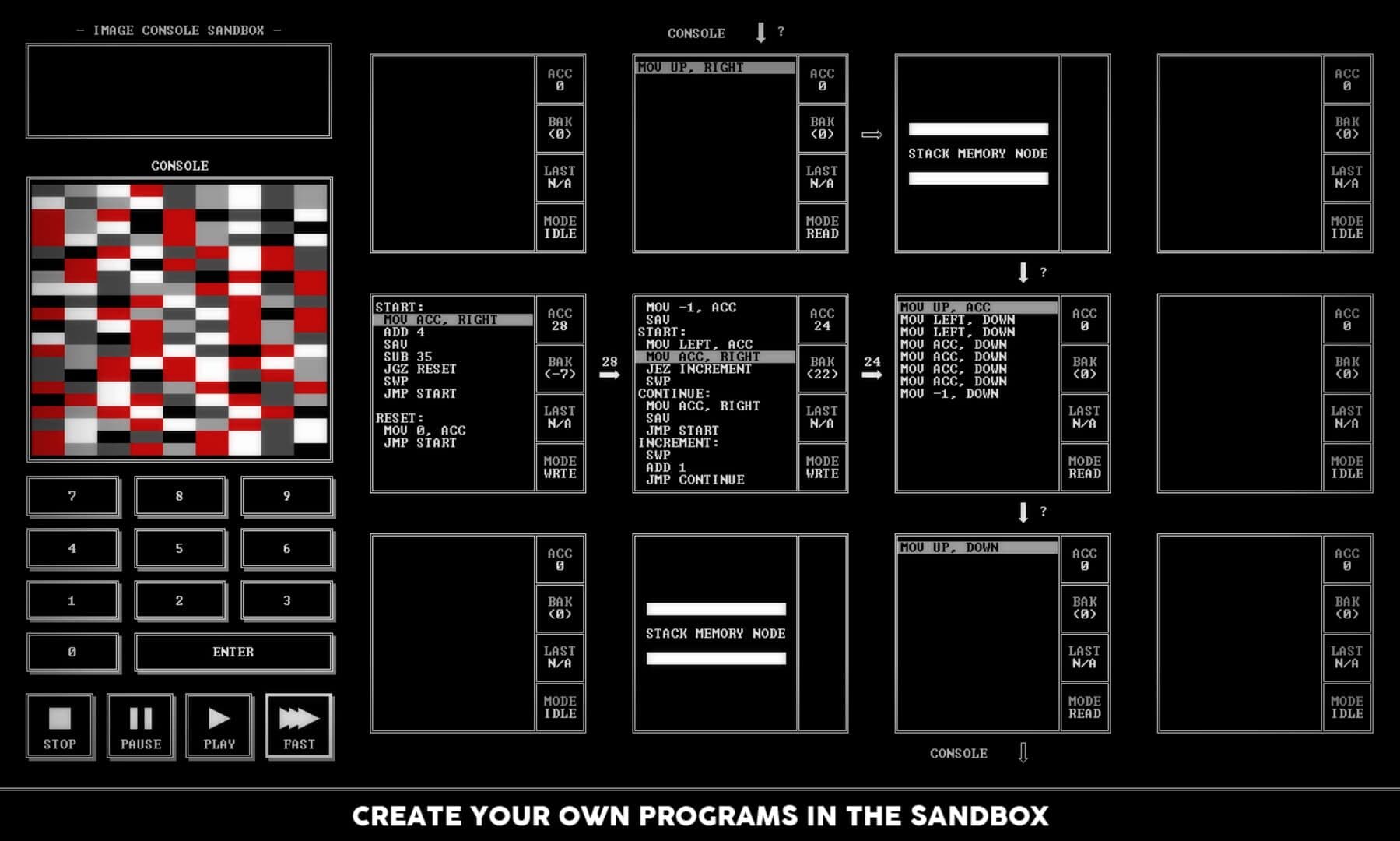 TIS-100 screenshot 1