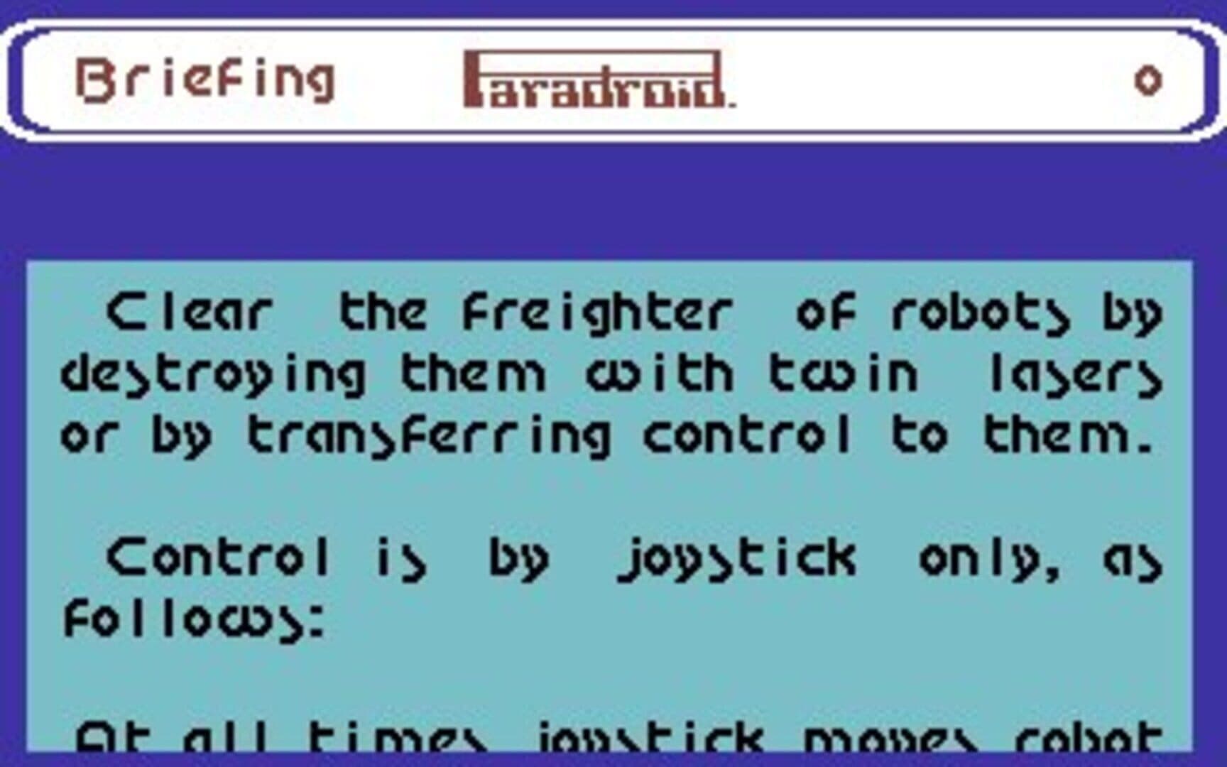 Paradroid screenshot 4