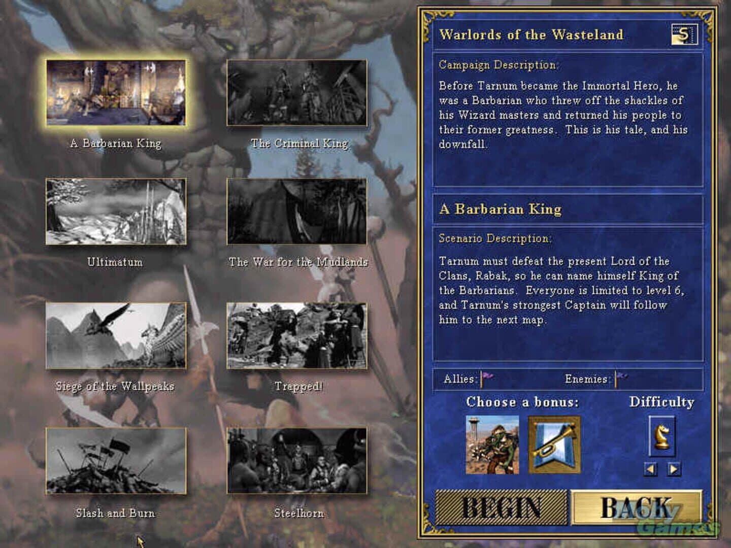 Heroes Chronicles: Warlords of the Wasteland screenshot 1