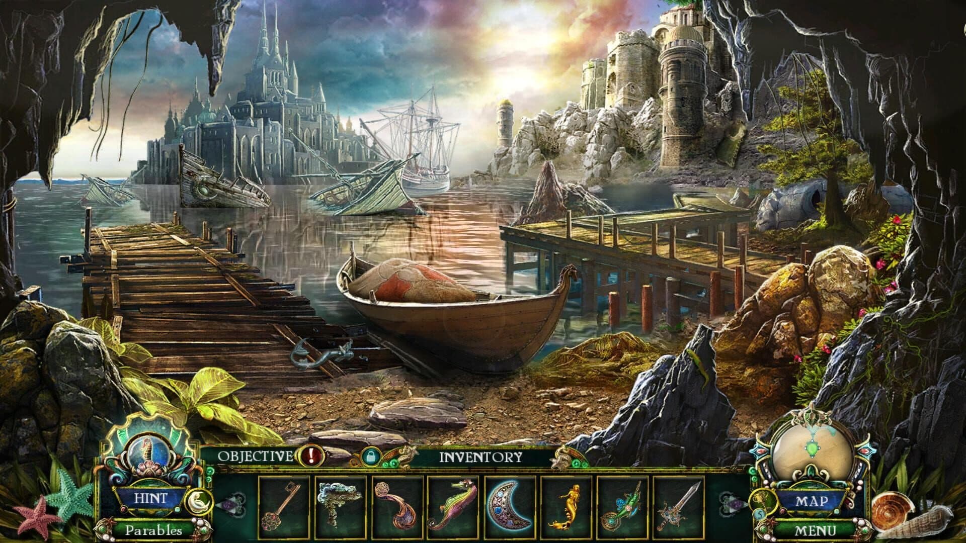 Dark Parables: The Little Mermaid and the Purple Tide - Collector's Edition screenshot 3