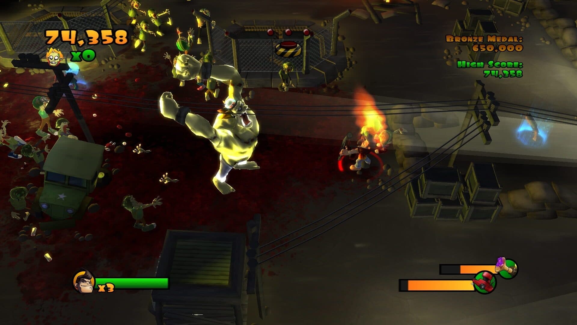 Burn Zombie Burn! screenshot 1