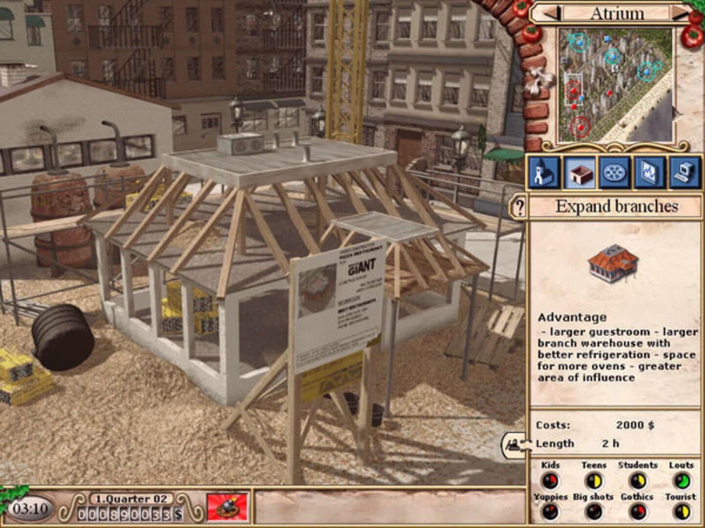 Pizza Connection 2 screenshot 1