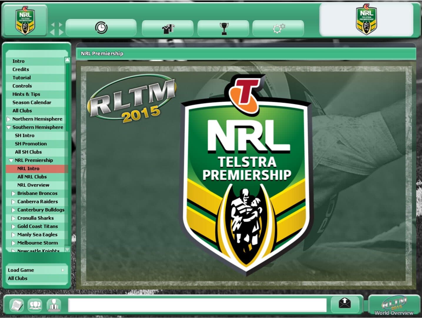 Rugby League Team Manager 2015 screenshot 1