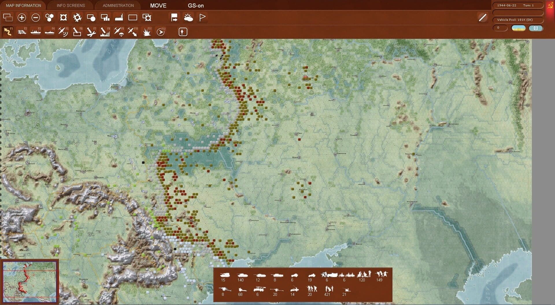 Gary Grigsby's War in the East screenshot 1