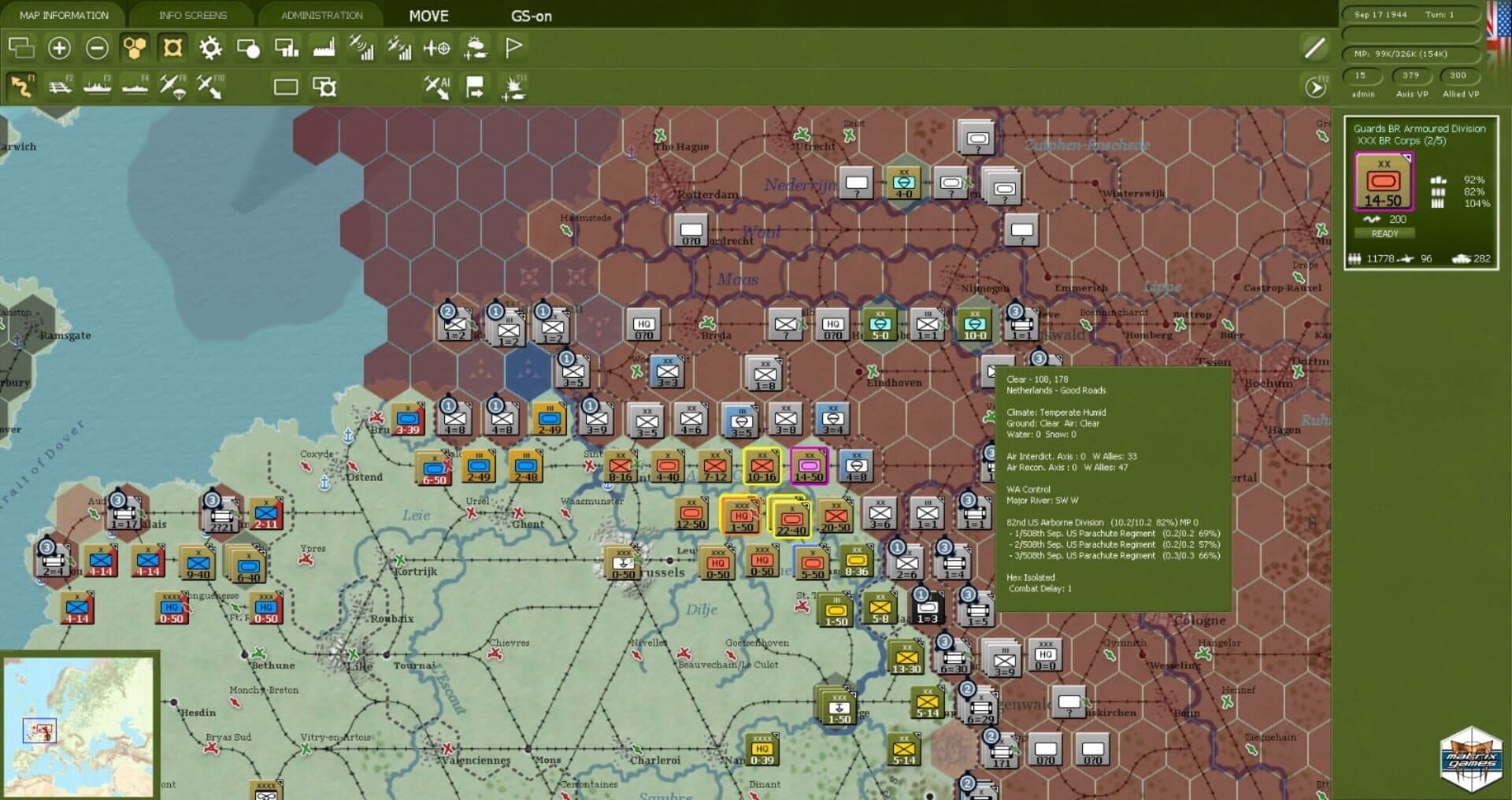 Gary Grigsby's War in the West screenshot 1