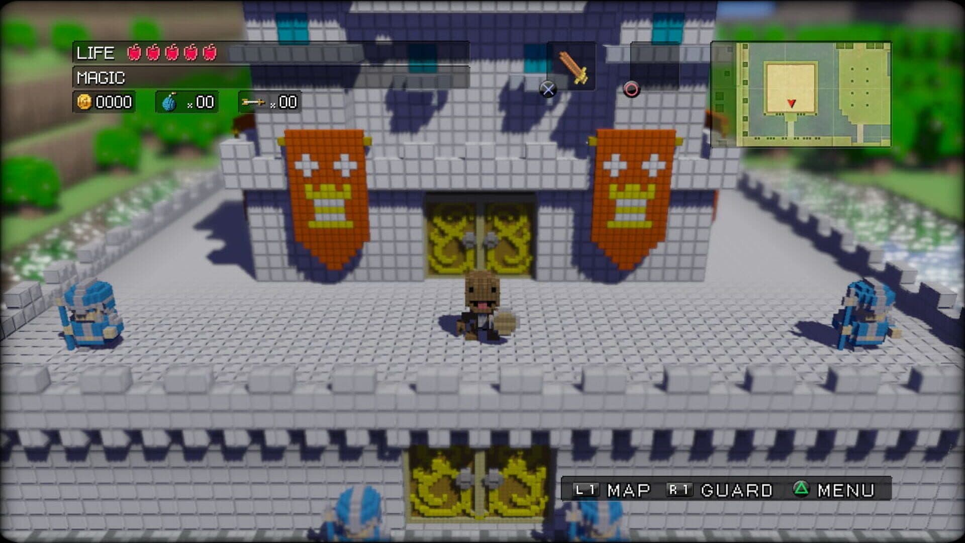 3D Dot Game Heroes screenshot 1