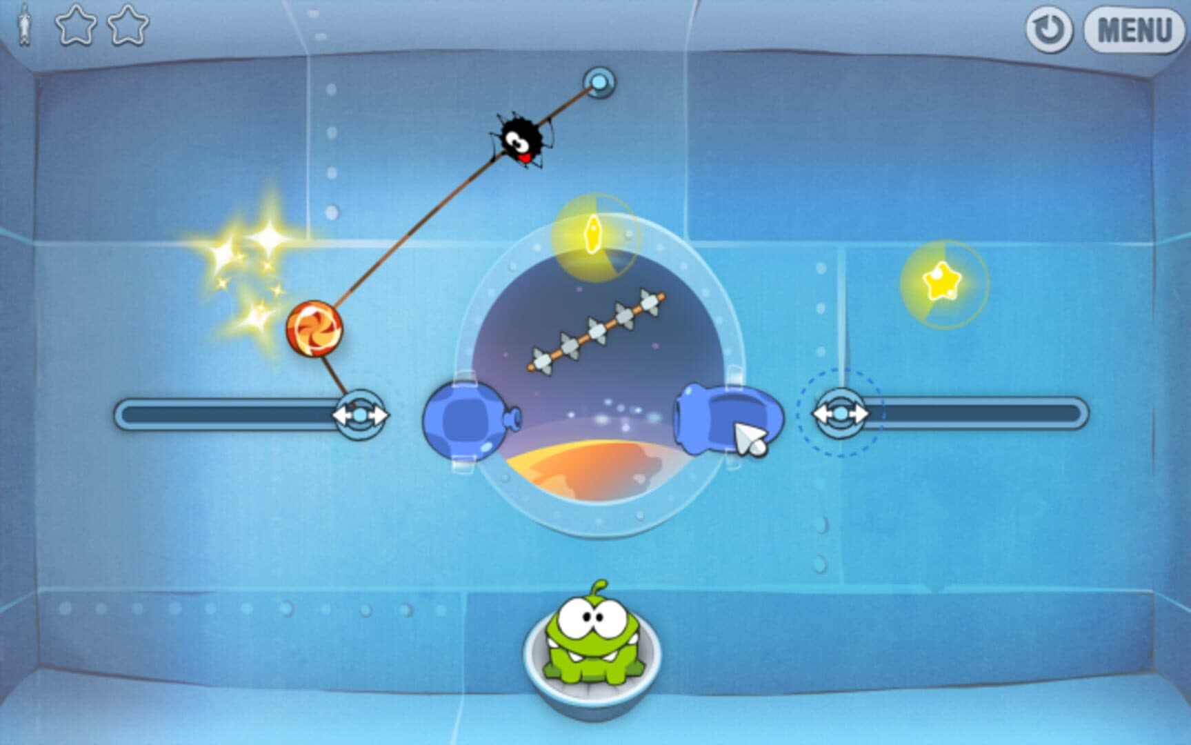 Cut the Rope 3DS screenshot 1