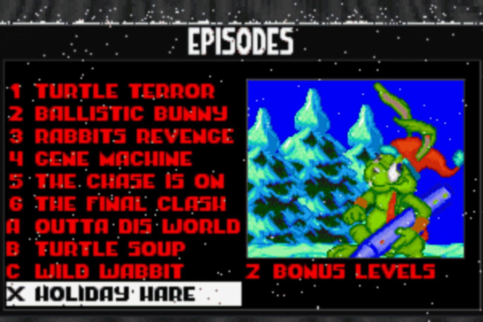 Jazz Jackrabbit: Holiday Hare 1995 screenshot 1
