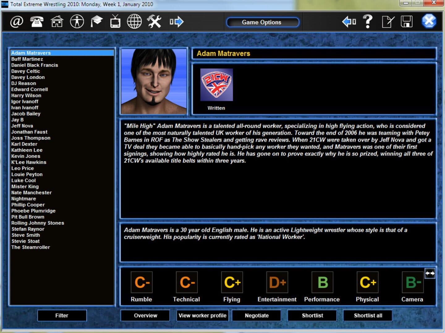 Total Extreme Wrestling 2010 screenshot 4