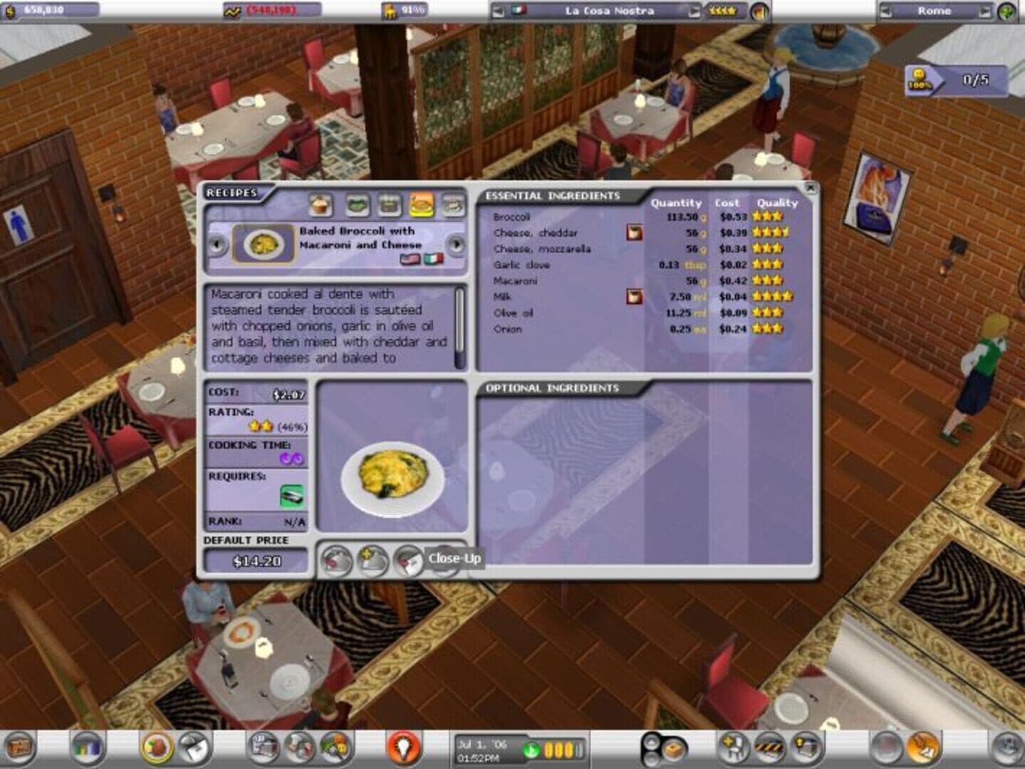 Restaurant Empire screenshot 1