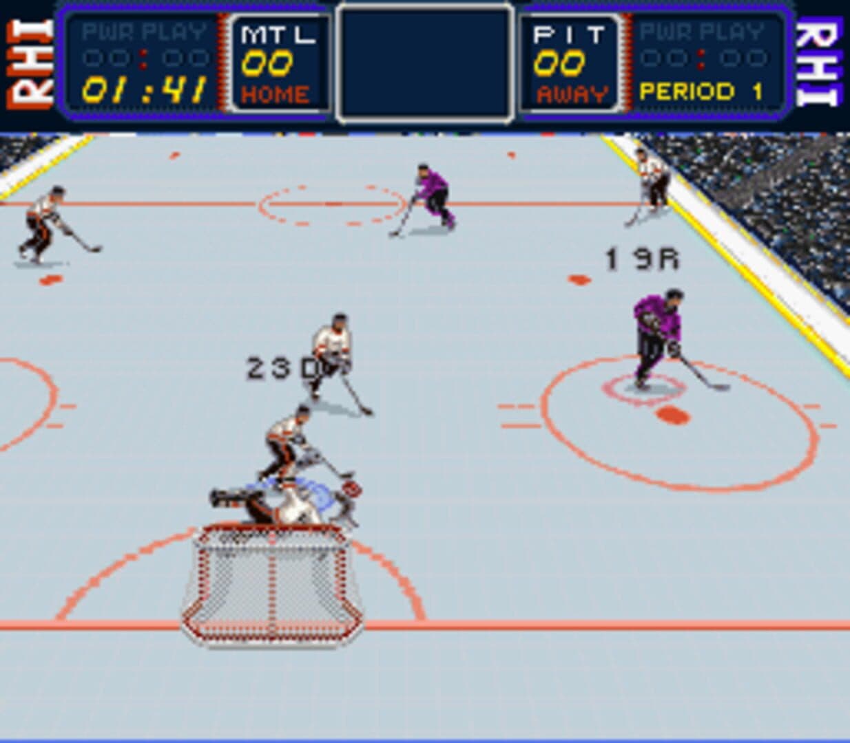 RHI Roller Hockey '95 screenshot 1