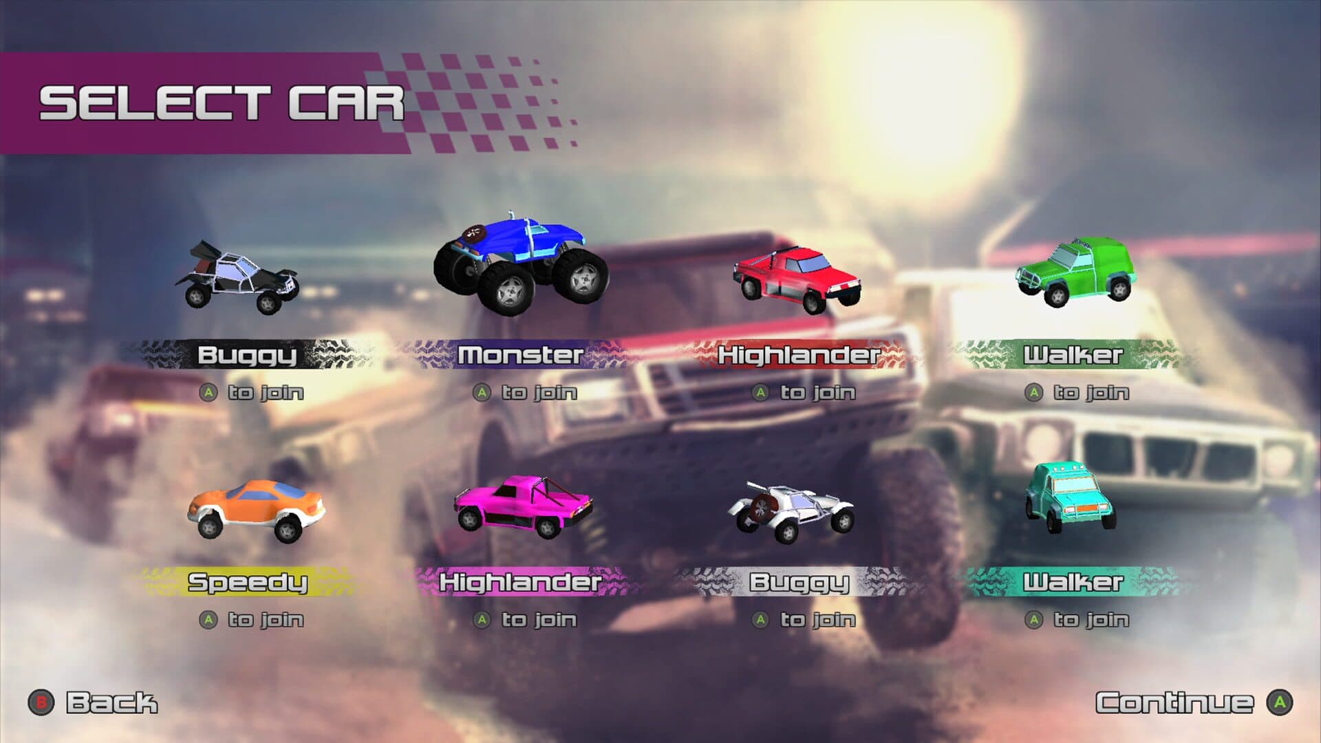 Rock 'N Racing Off Road DX screenshot 1