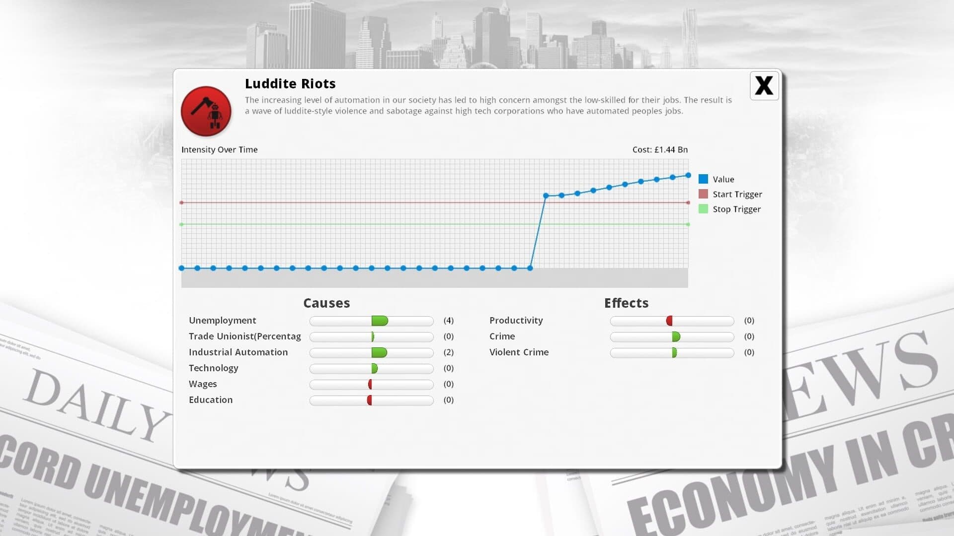 Democracy 3: Clones and Drones screenshot 4
