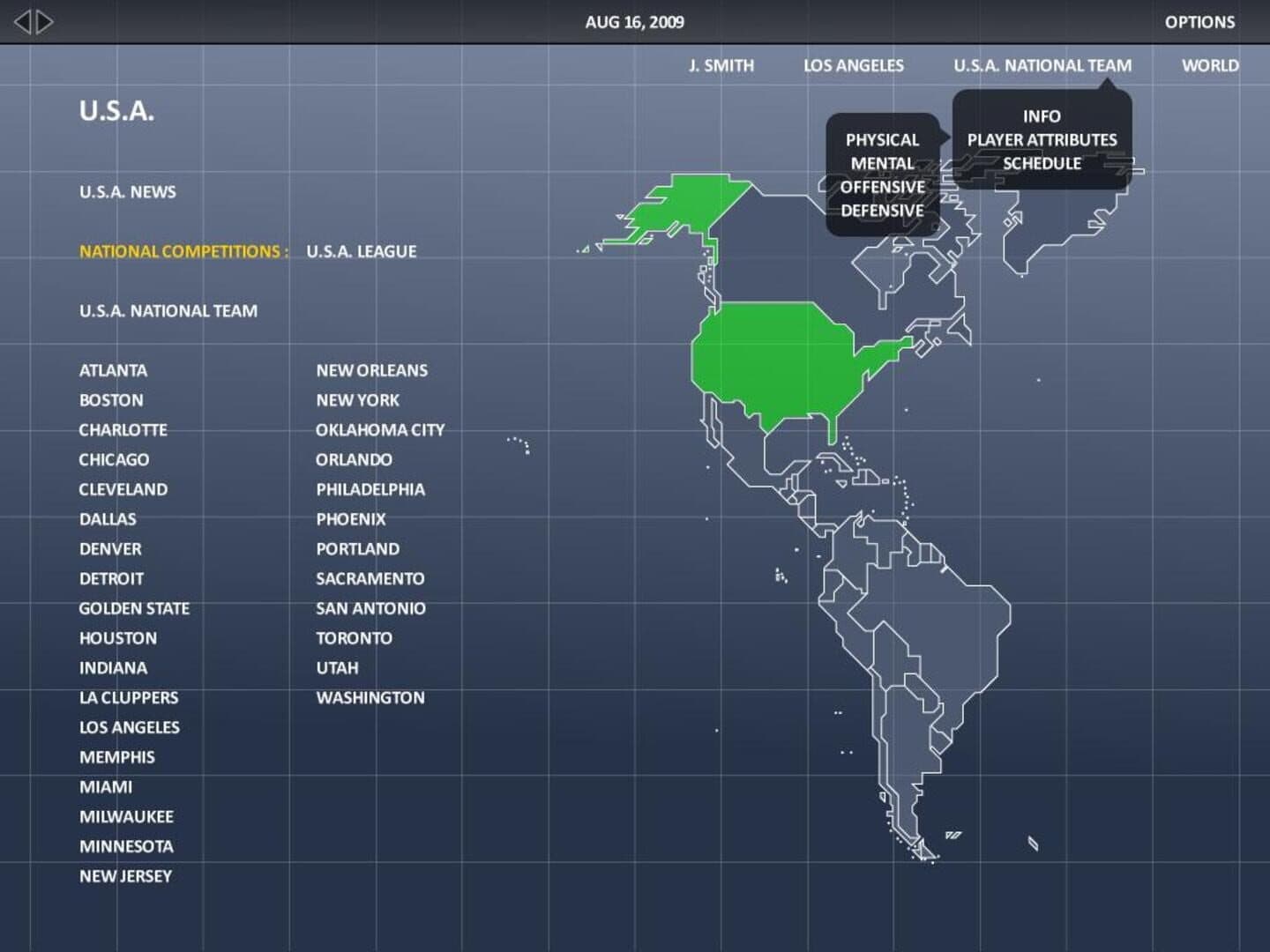 World Basketball Manager 2010 screenshot 3