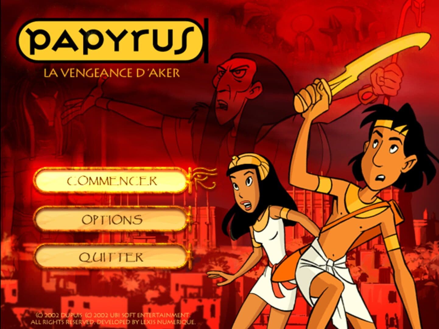 Papyrus : La Vengeance d'Aker screenshot 1
