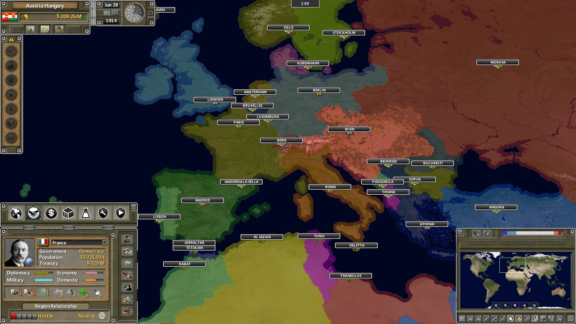 Supreme Ruler the Great War screenshot 2