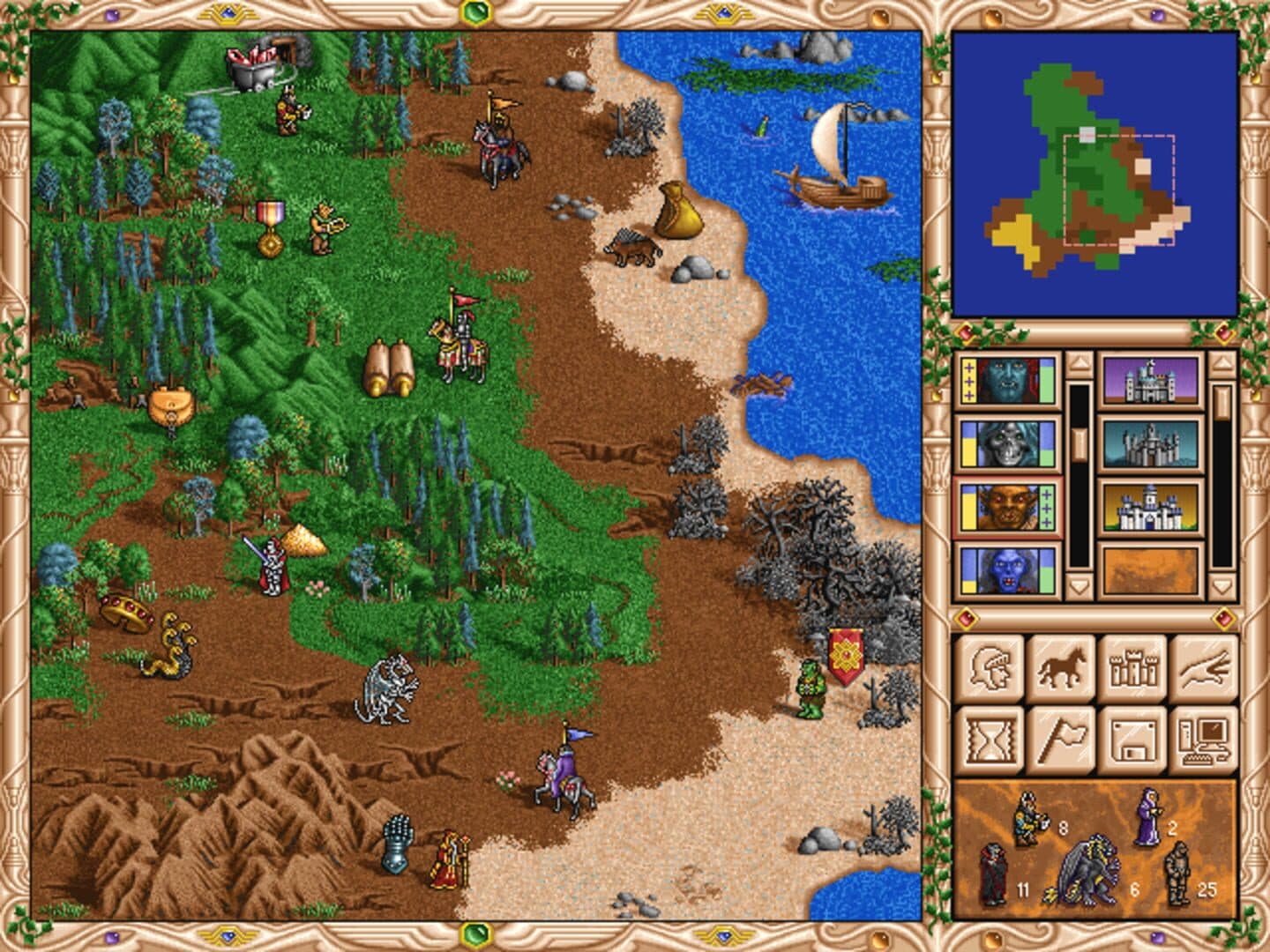 Heroes of Might and Magic II: The Succession Wars screenshot 1