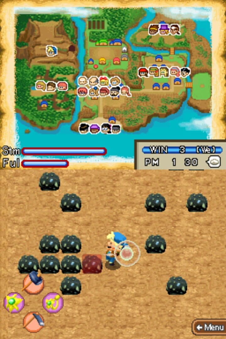 Harvest Moon DS: Island of Happiness screenshot 2