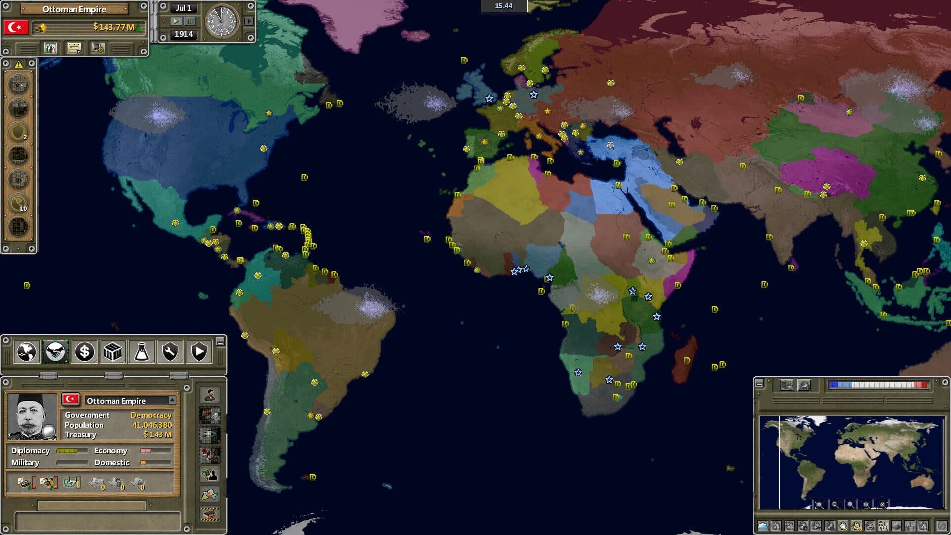 Supreme Ruler the Great War screenshot 1