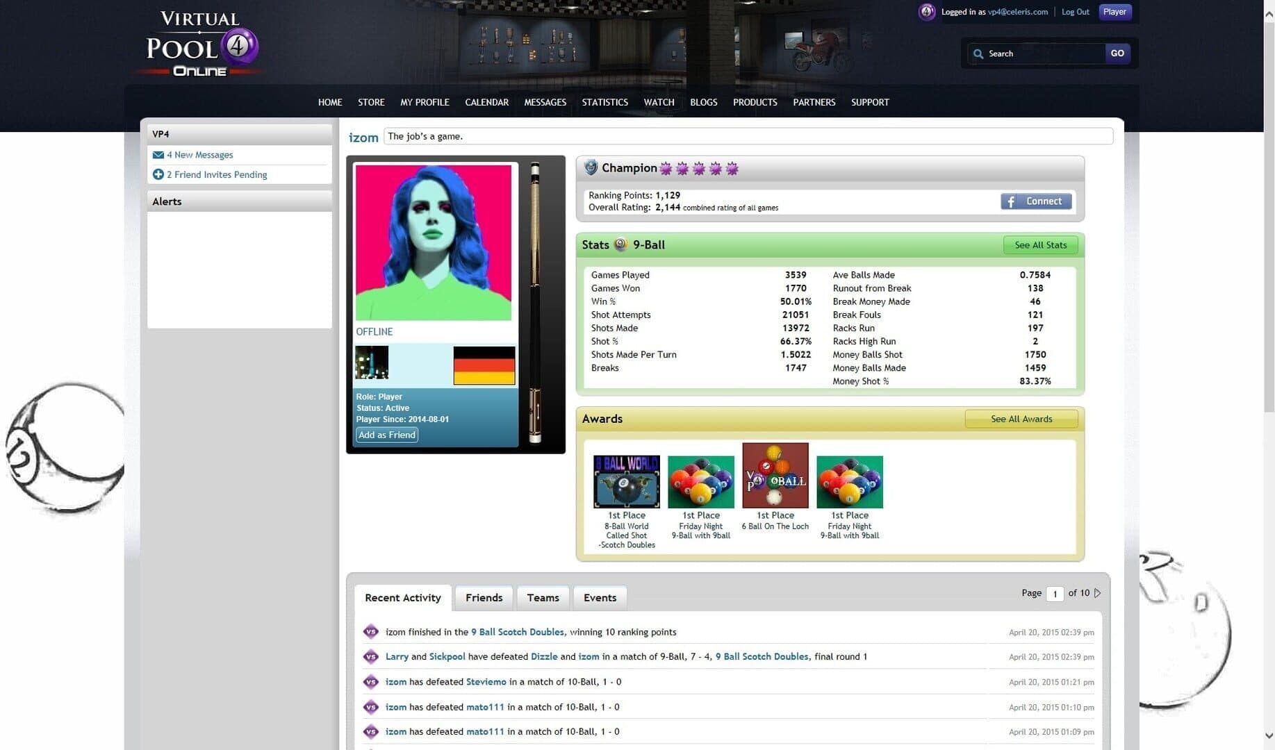 Virtual Pool 4 Online screenshot 2