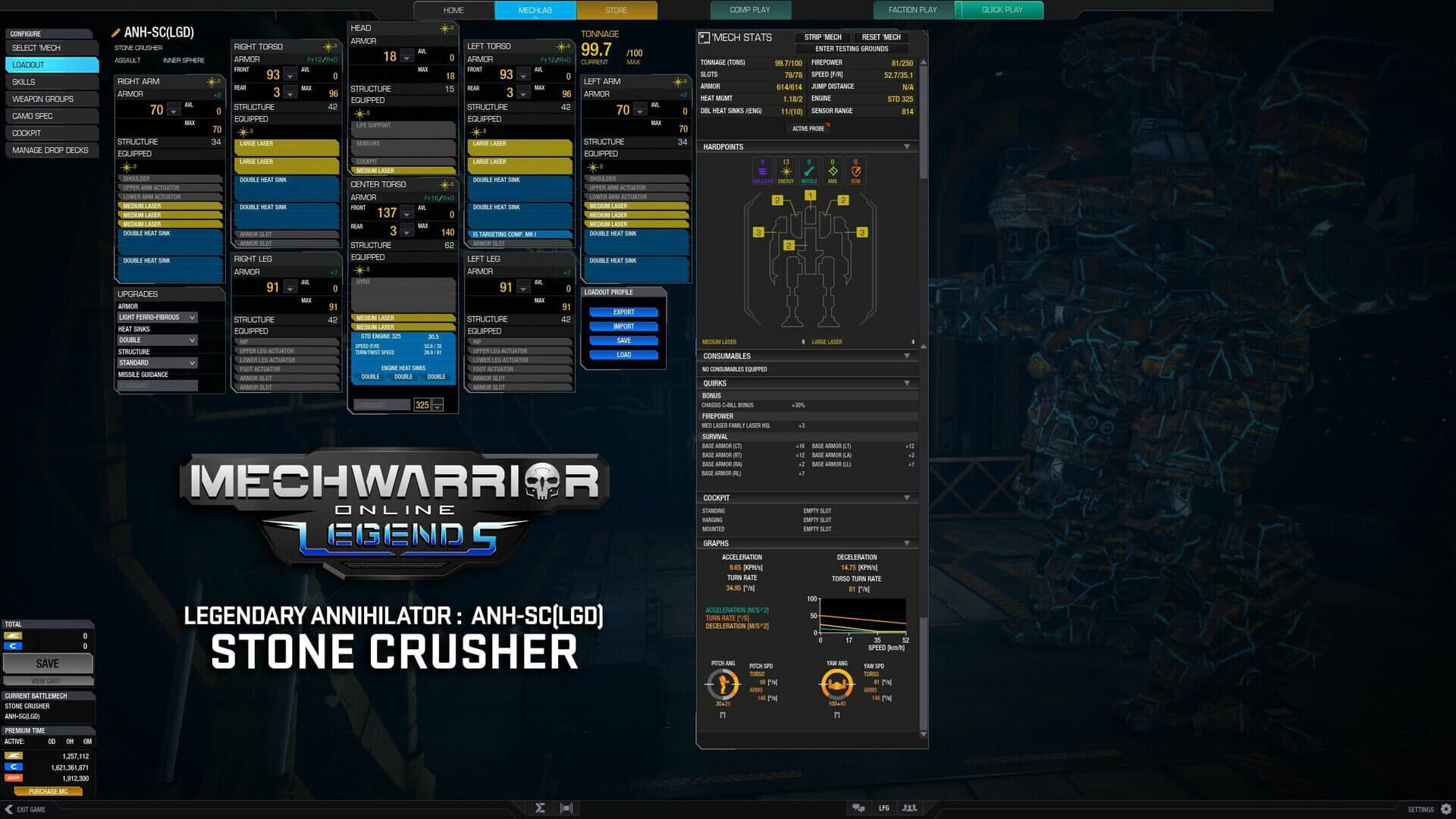 MechWarrior Online: Stone Crusher Legendary Mech Pack screenshot 2