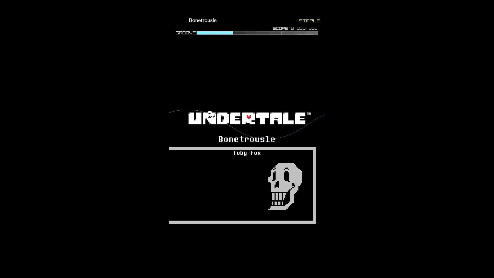 Groove Coaster: Bonetrousle screenshot 1