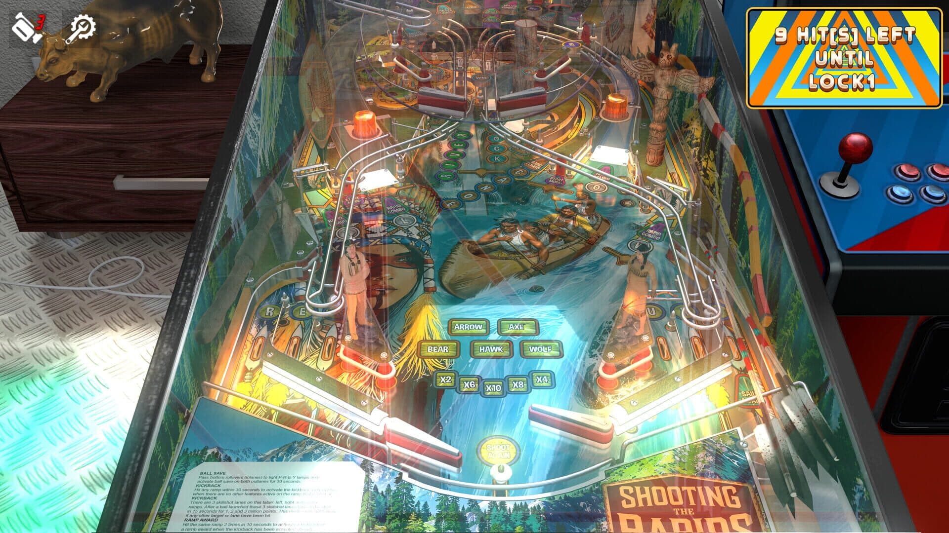 Zaccaria Pinball: Shooting the Rapids Deluxe Pinball Table screenshot 2
