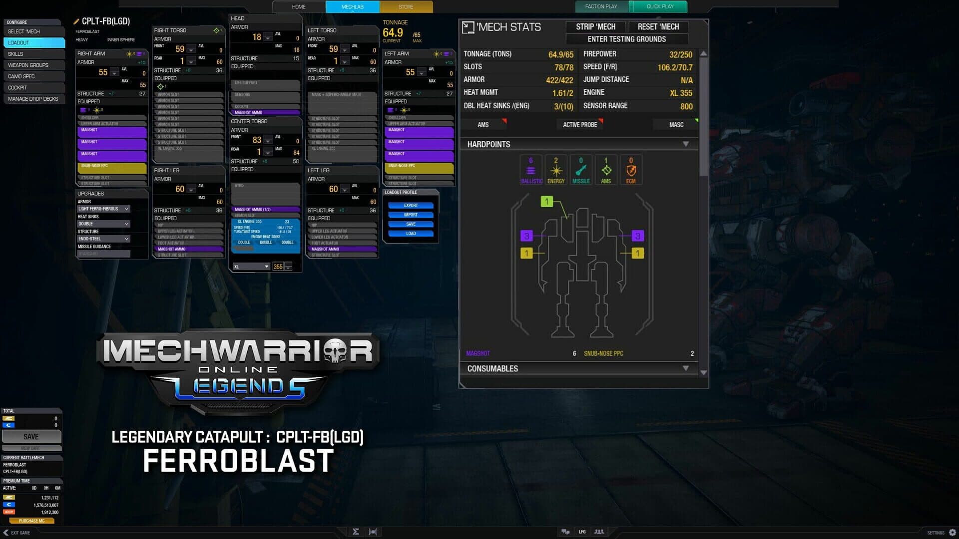 MechWarrior Online: Ferroblast Legendary Mech Pack screenshot 4