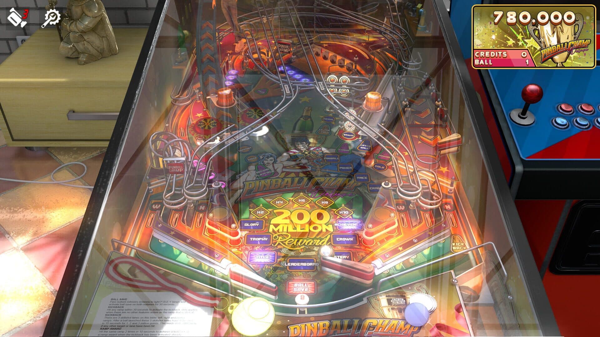 Zaccaria Pinball: Pinball Champ Deluxe Pinball Table screenshot 3