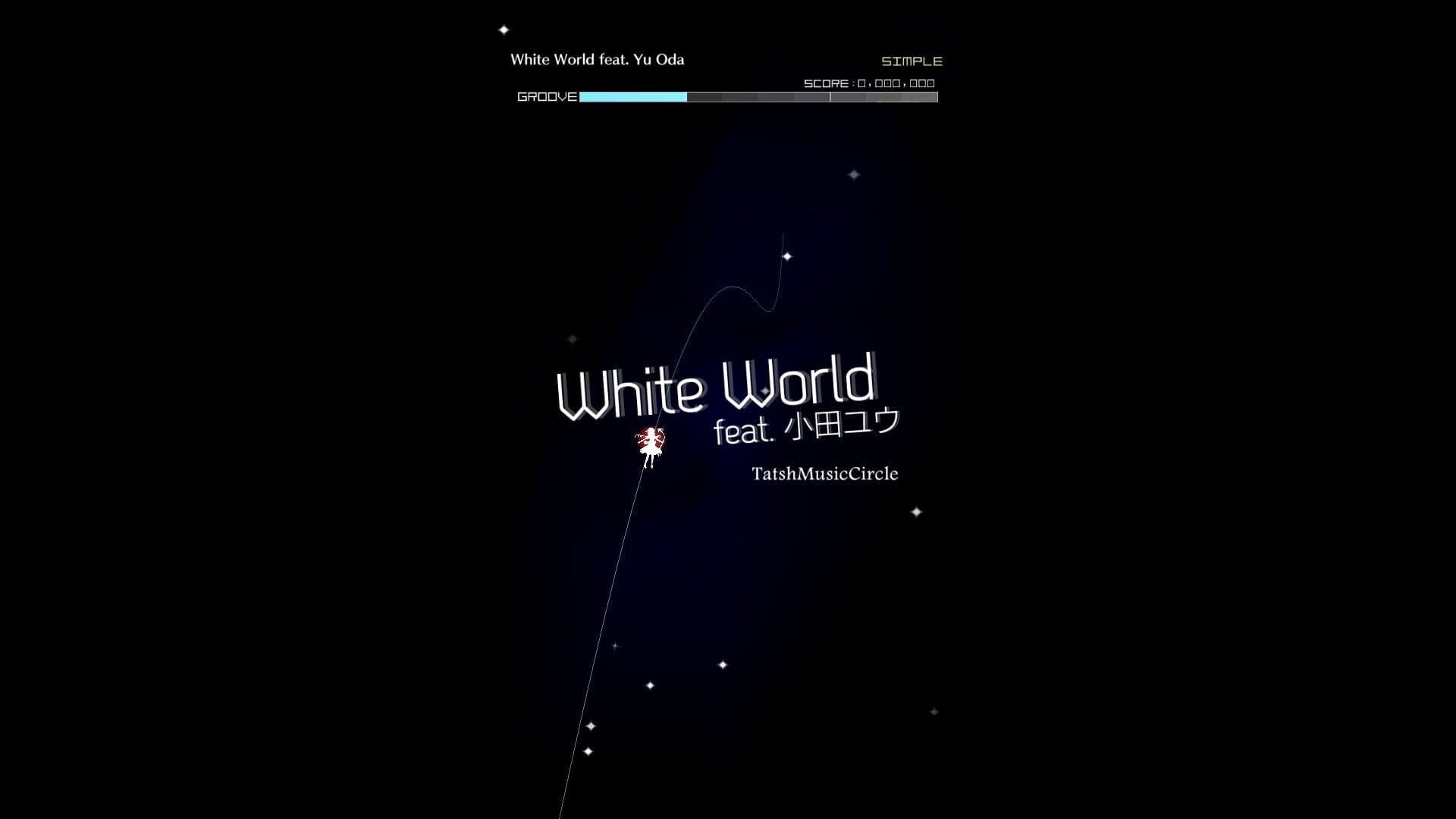 Groove Coaster: White World feat. Yu Oda screenshot 1