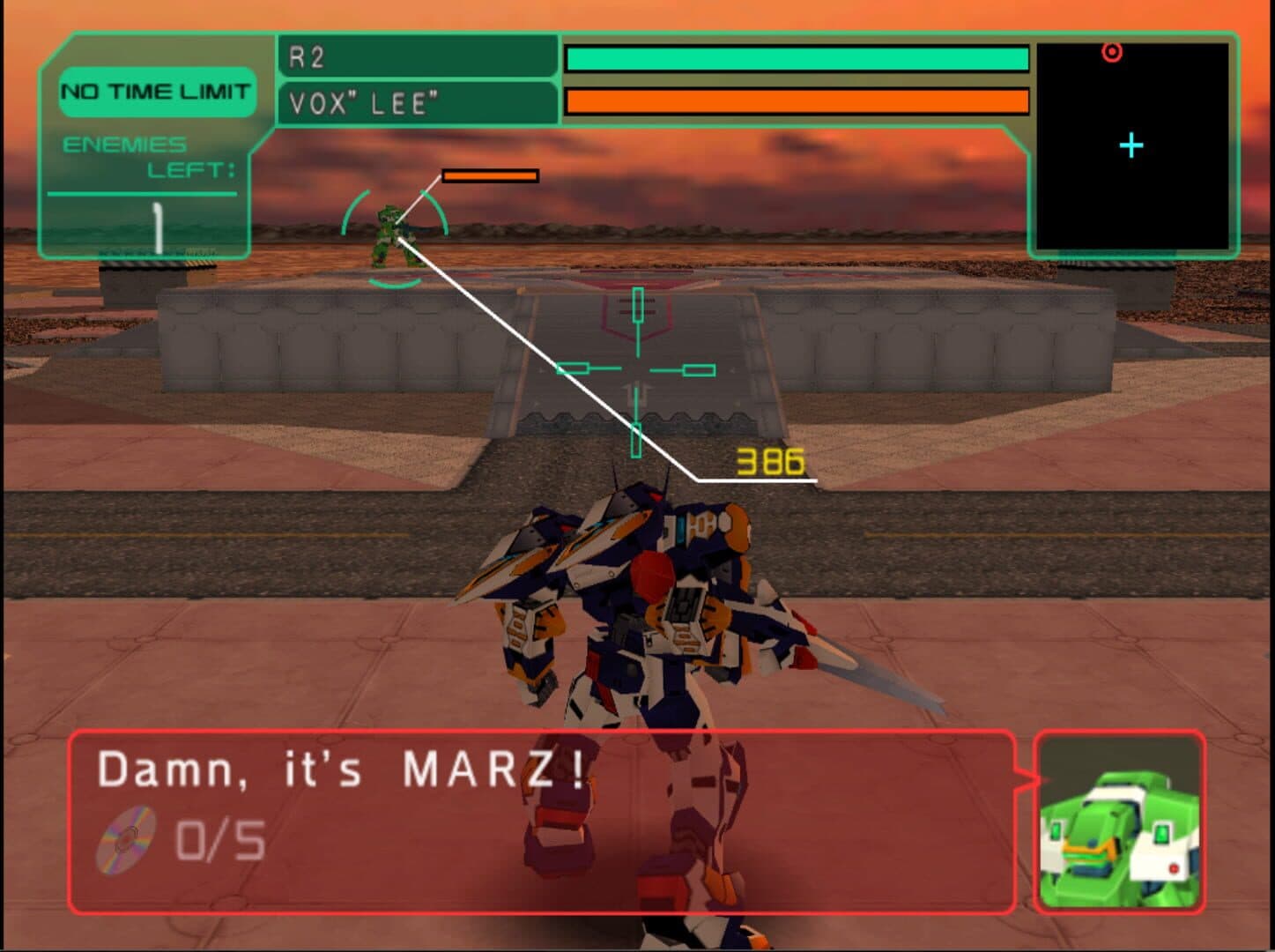 Cyber Troopers Virtual-On Marz screenshot 1