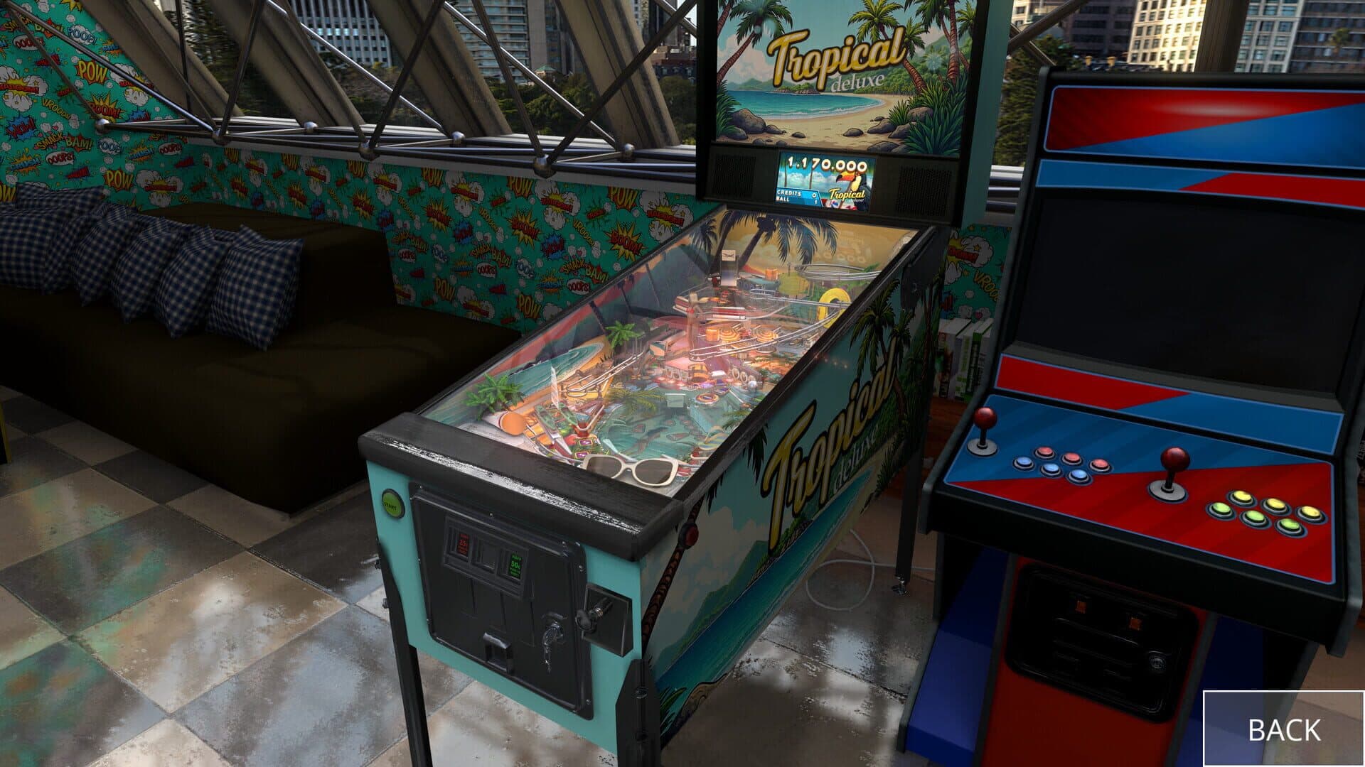 Zaccaria Pinball: Tropical Deluxe Pinball Table screenshot 2