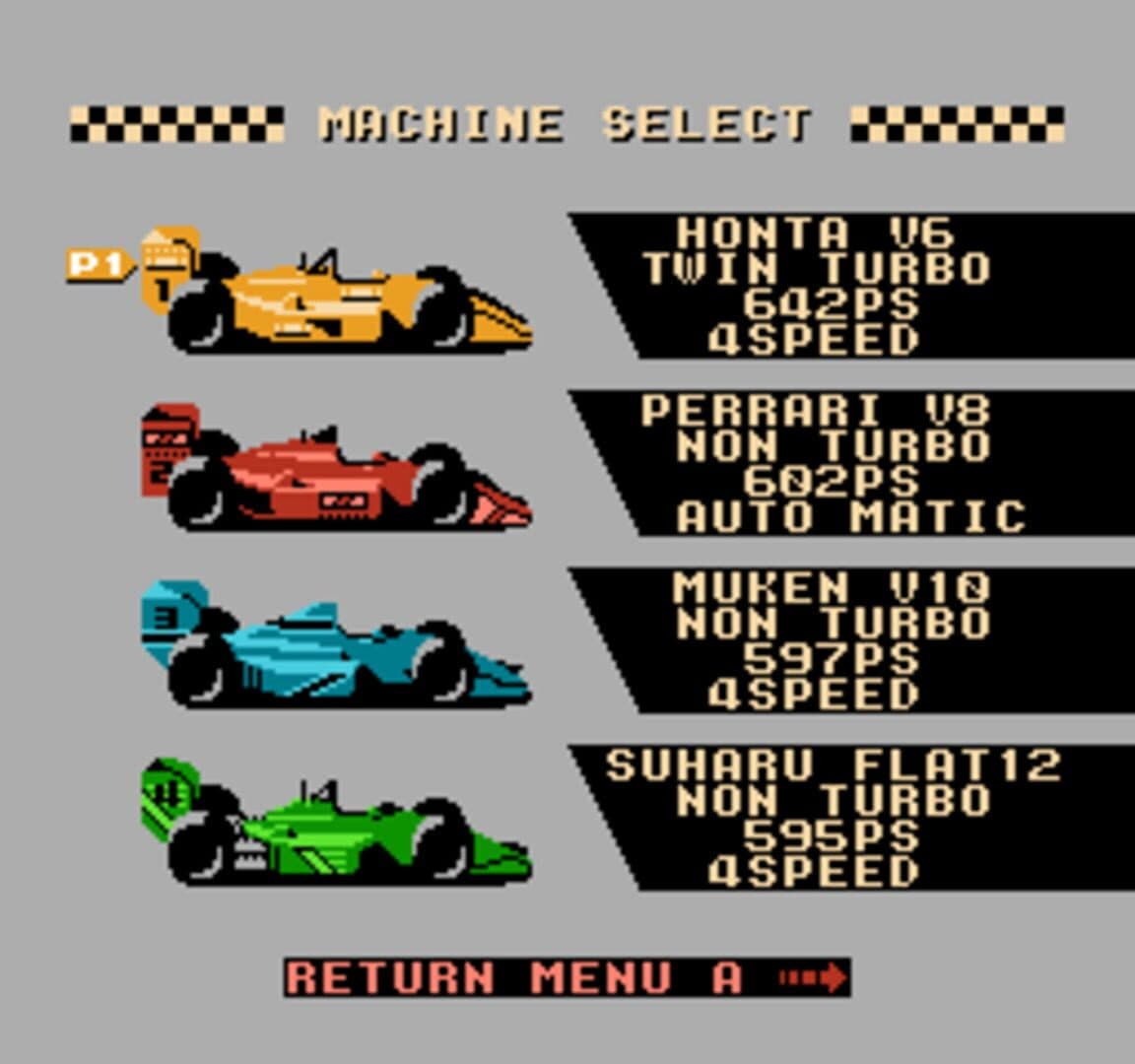 Nakajima Satoru: F-1 Hero screenshot 4
