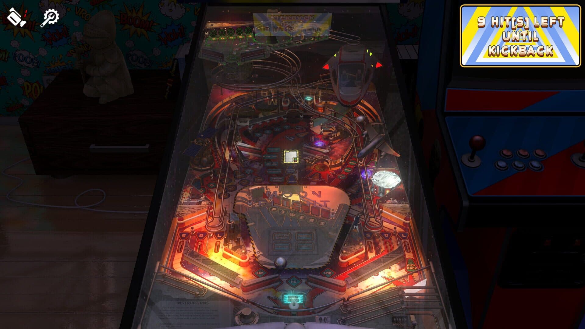 Zaccaria Pinball: Moon Flight Deluxe Pinball Table screenshot 2