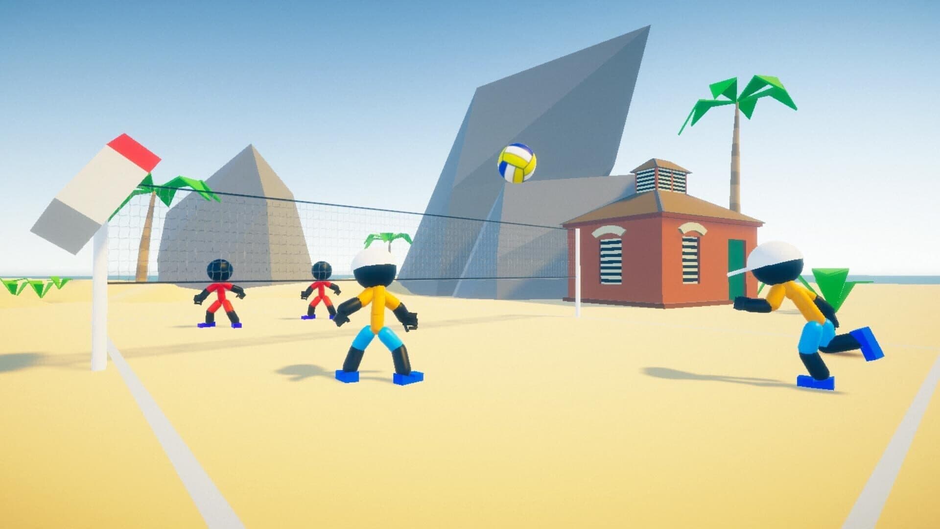 Stickman Beach Volleyball Deluxe screenshot 2