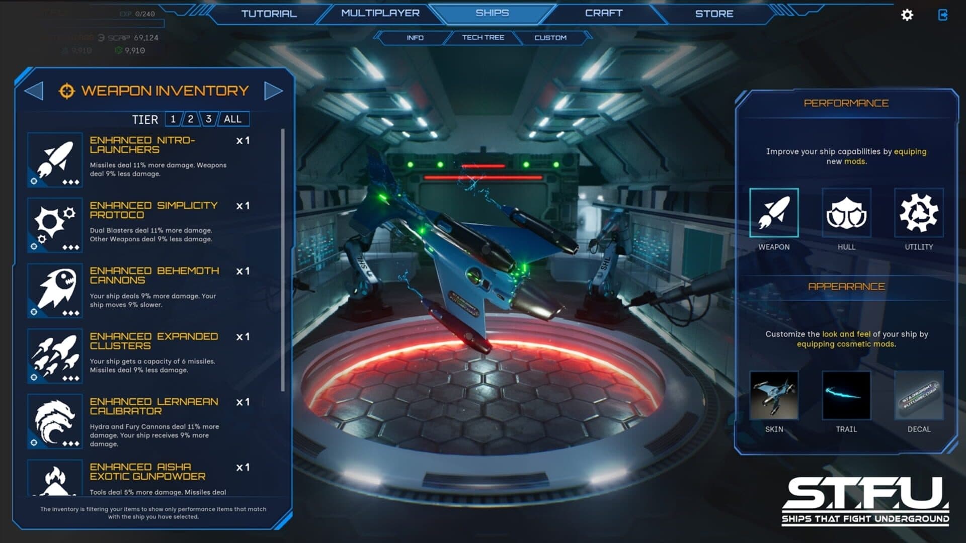 Ships That Fight Underground screenshot 2