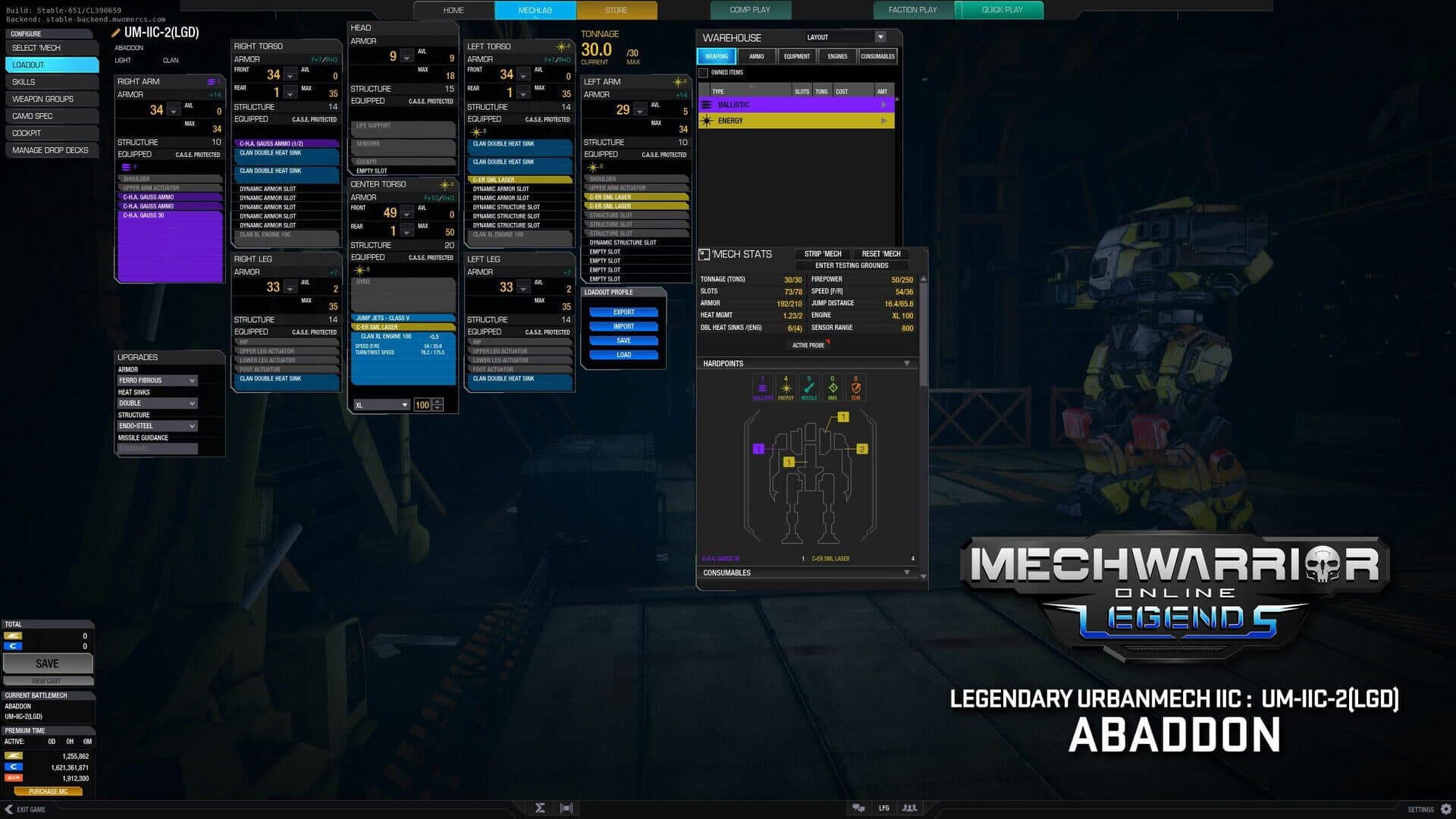 MechWarrior Online: Hashké and Abaddon Legendary Mech Pack screenshot 4