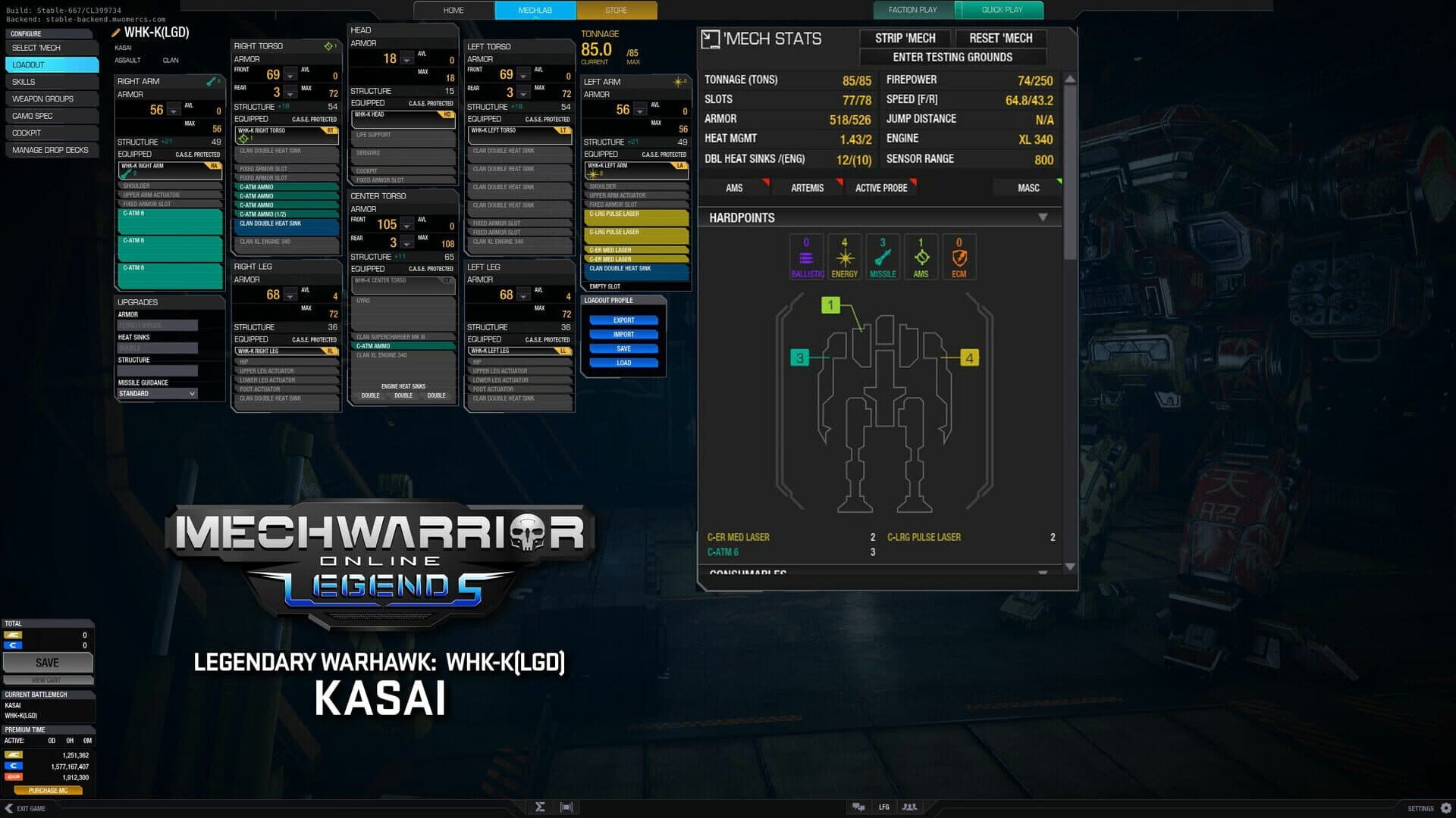 MechWarrior Online: Kasai Legendary Mech Pack screenshot 3